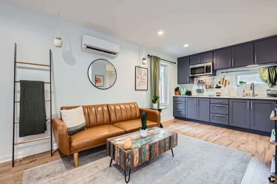 Professionally decorated spaces with modern and eclectic features