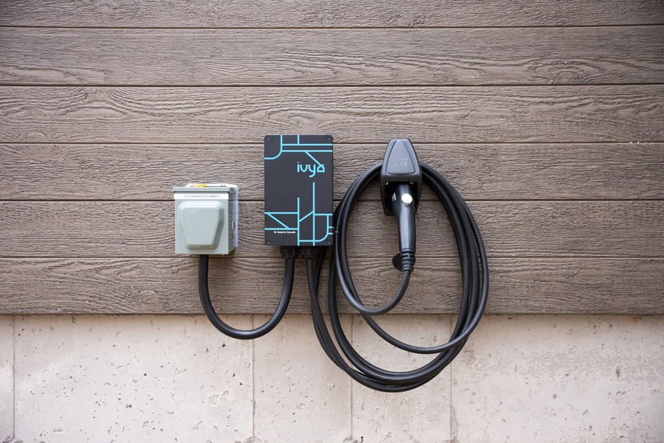 Level 2 electric vehicle (EV) charging station