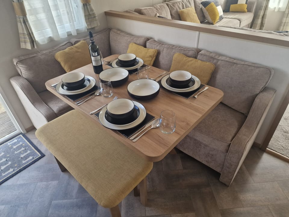 Indoor dining area