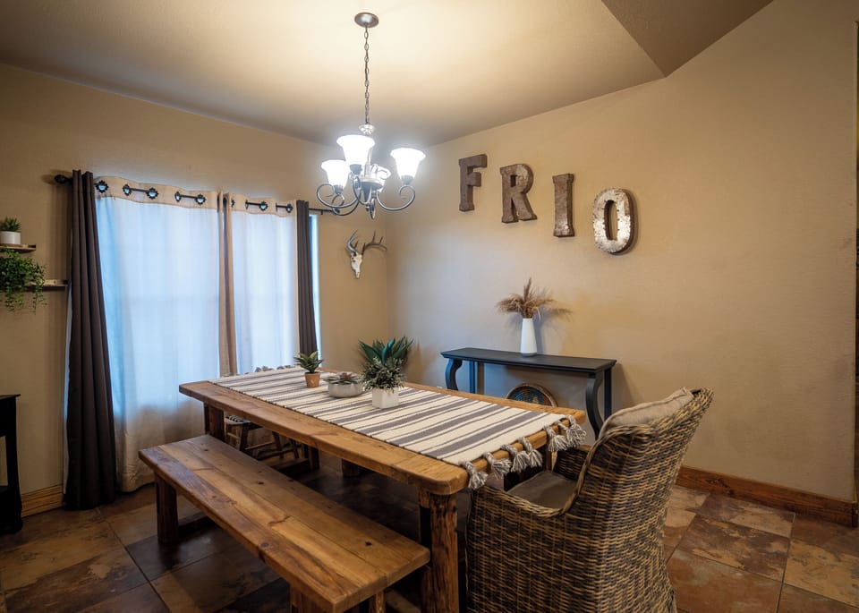 Dining area view