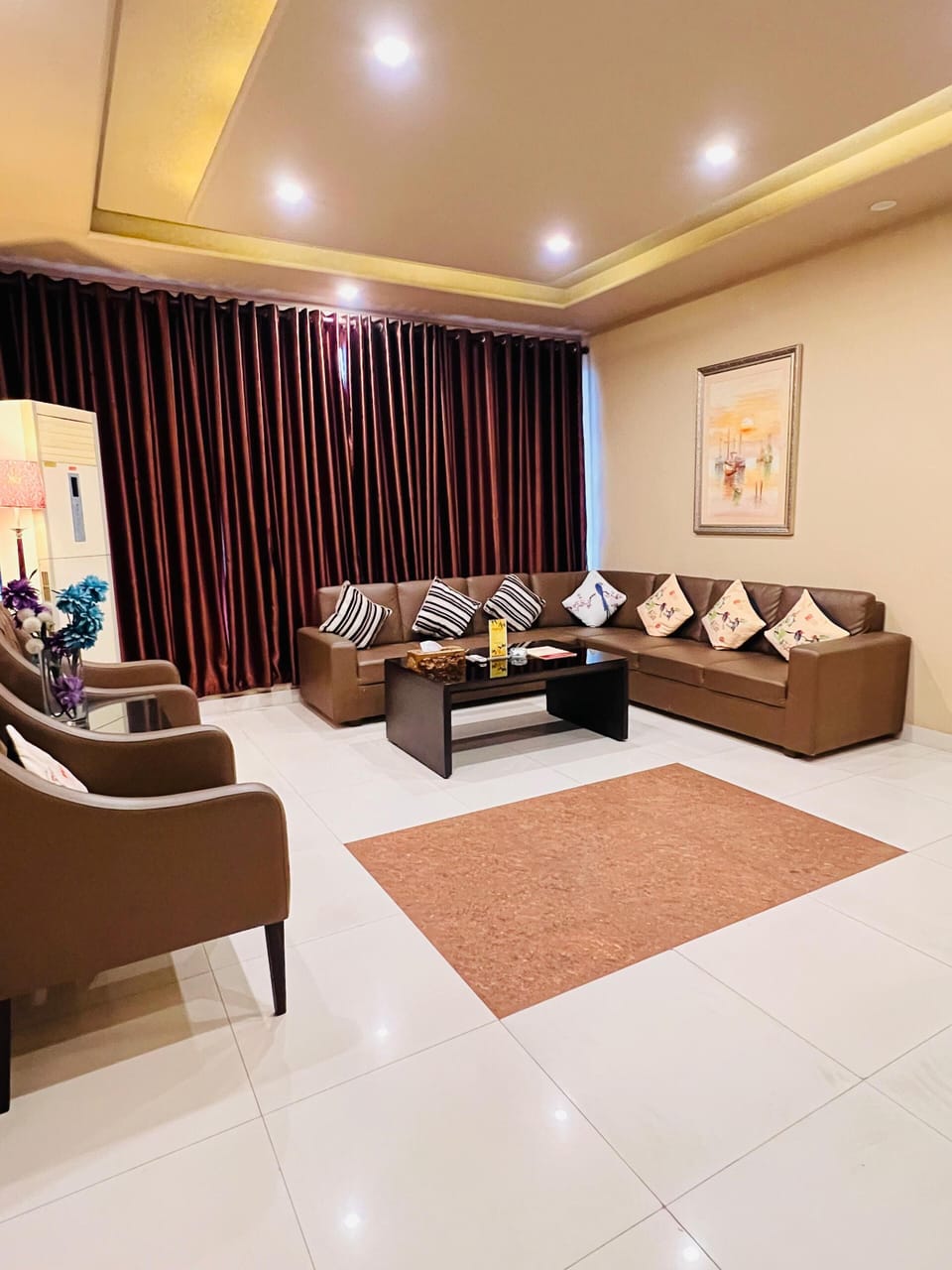 Lobby sitting area