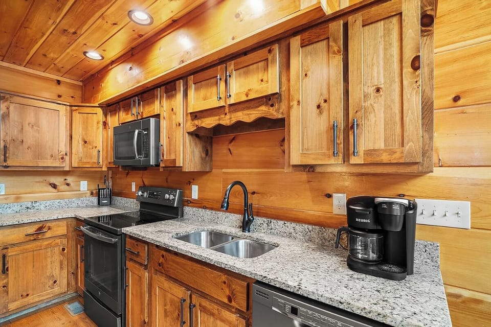 Hickory Haven's fully-equipped kitchen