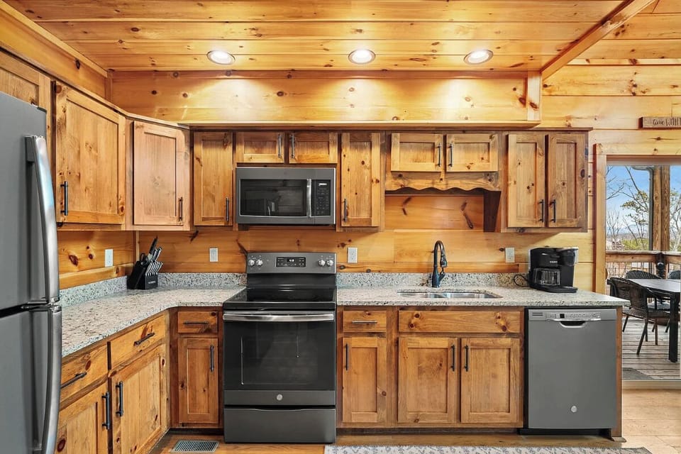 Hickory Haven's fully-equipped kitchen