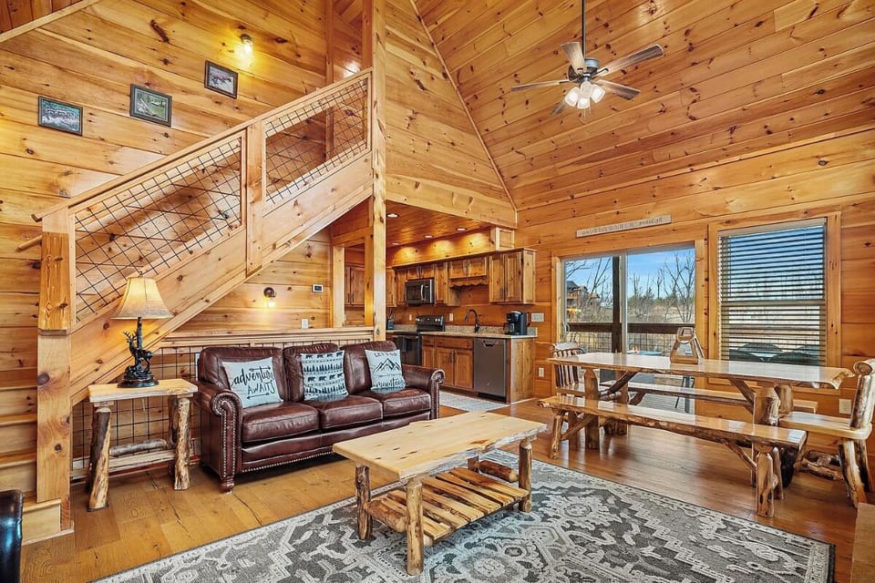 Hickory Haven's cozy living area