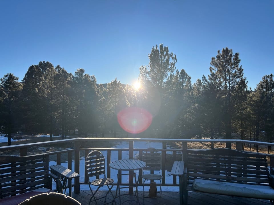 View from back patio