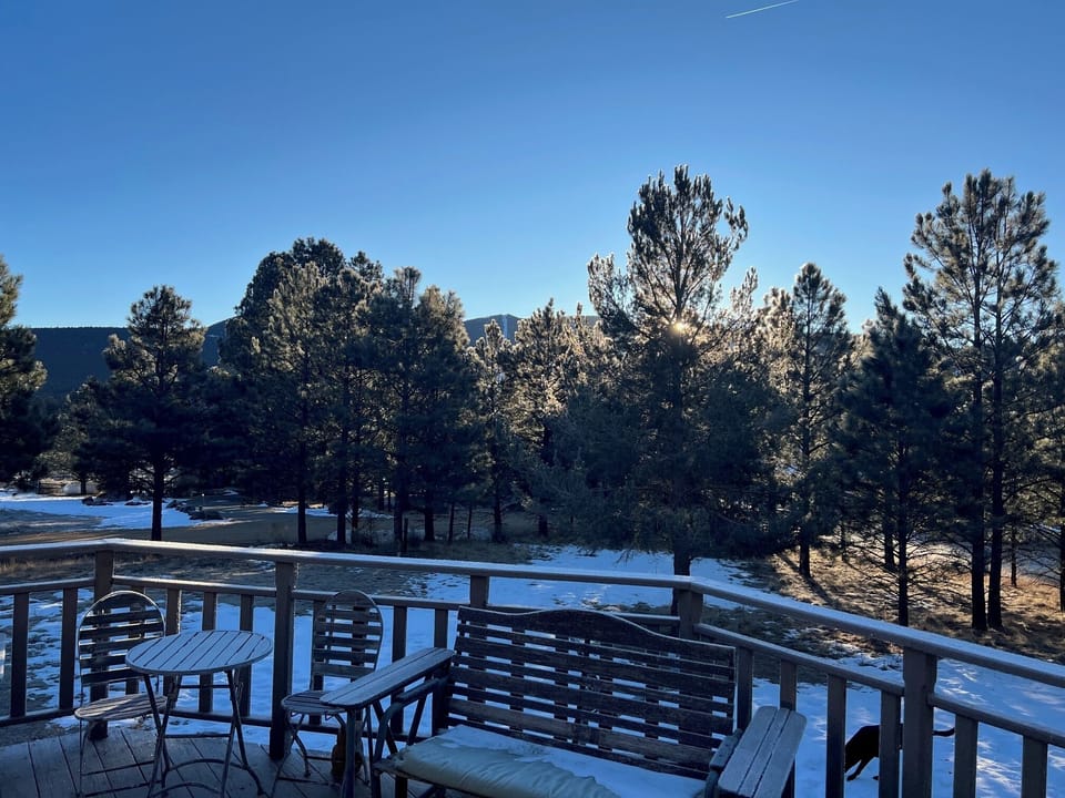 View from back patio