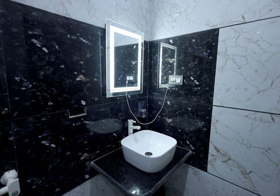 Economy Double Room, Balcony | Bathroom | Shower, slippers, towels, soap