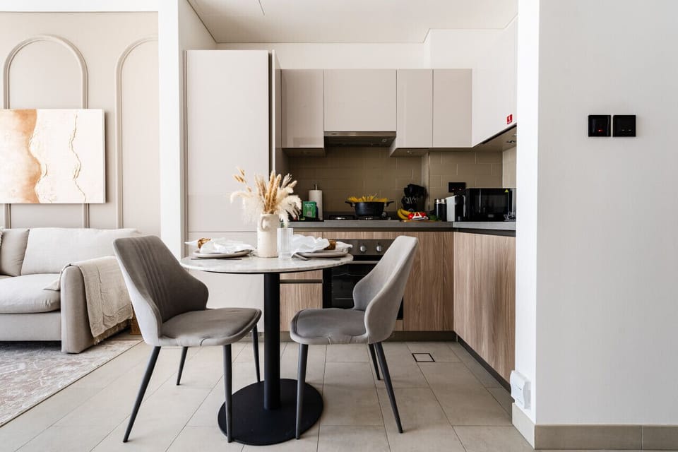 Chic dining area designed for comfortable and enjoyable meals