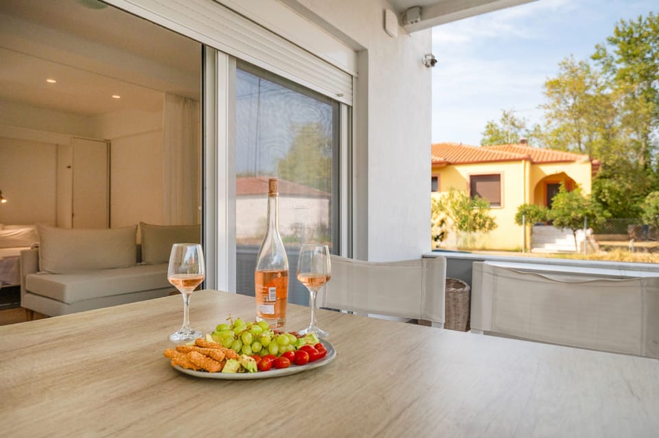 Dining area on the terrace