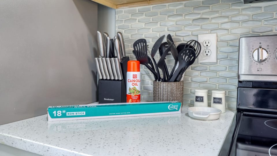 Foil and Non-Stick Spray for Cooking Needs