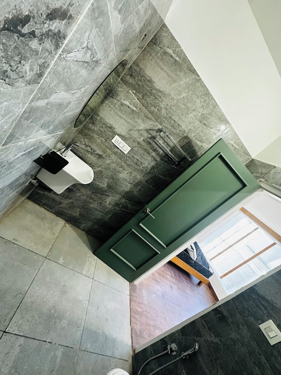 Double Room, City View | Bathroom | Shower, free toiletries, slippers, towels