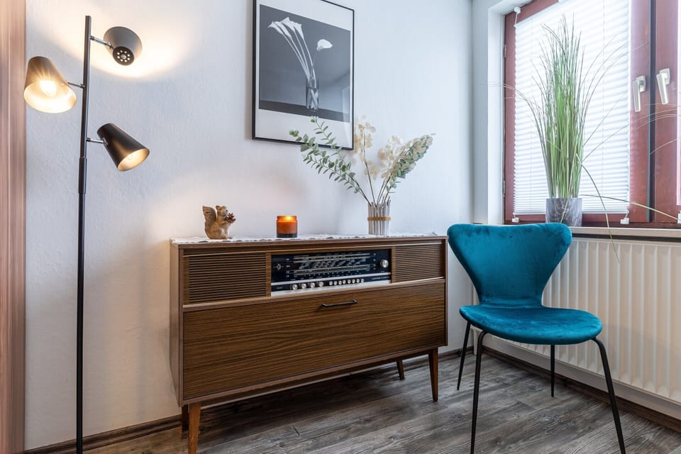Apartment | Living room | Fireplace, DVD player