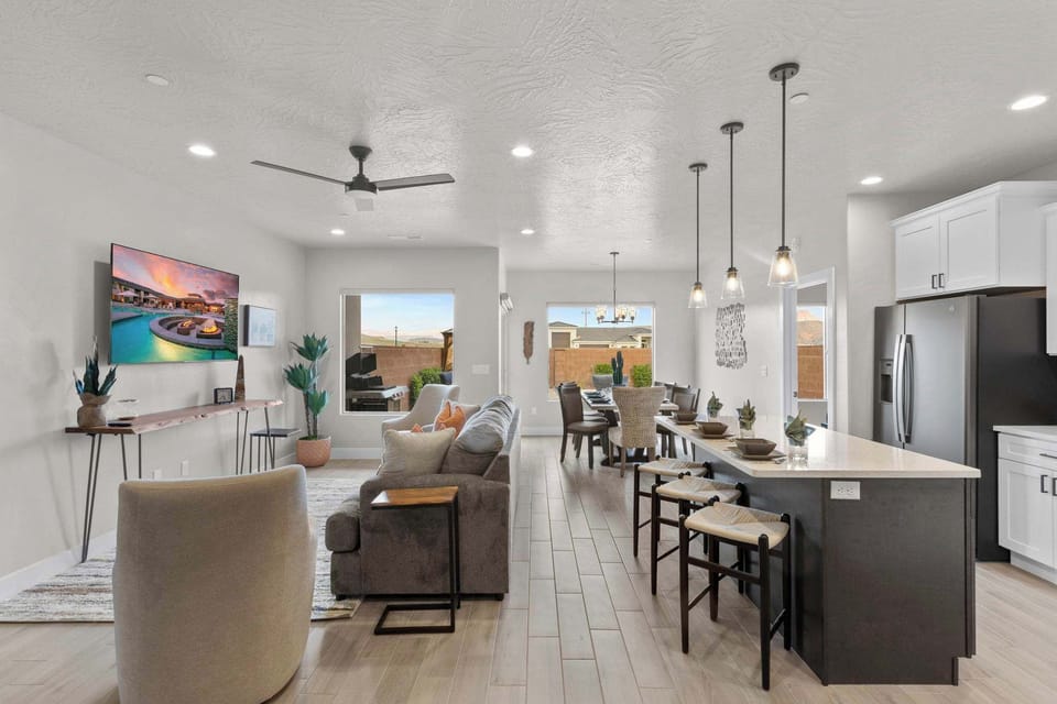 Full Kitchen and Dining with open layout 
