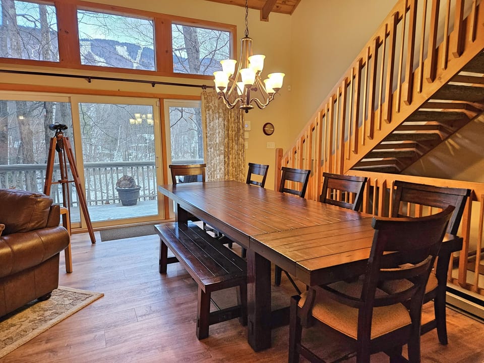 Dining area with views