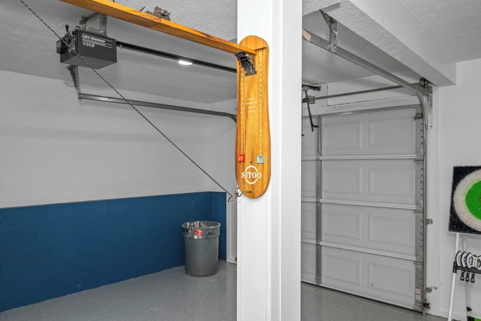 Unleash your competitive side in the garage game room! #GameOn