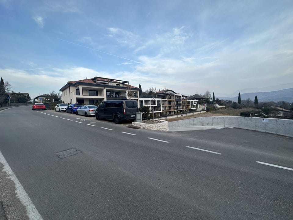 The street in front of the house