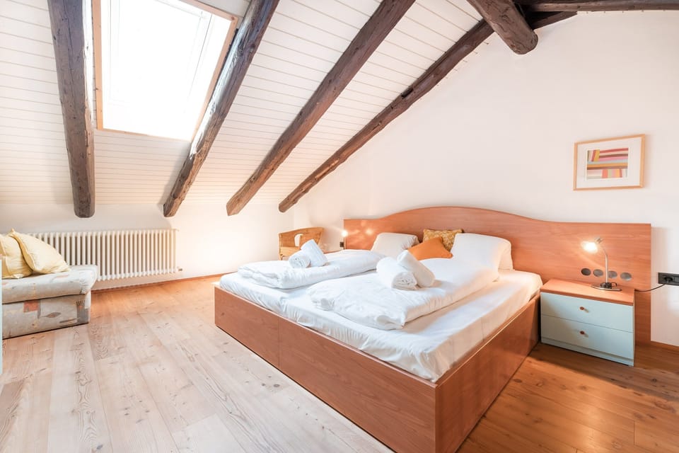 Sleeping under the historic rafters