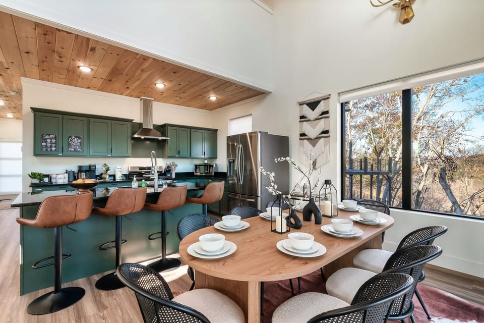 Our kitchen counter bar stools are perfect for breakfast or savoring a cocktail!