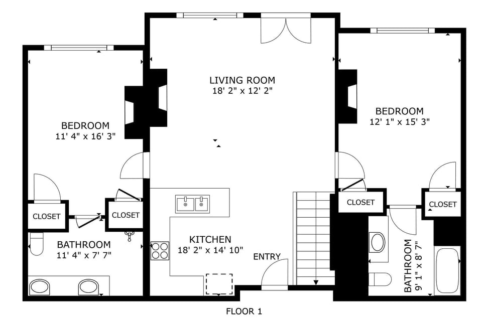 Condo, 3 Bedrooms | Floor plan