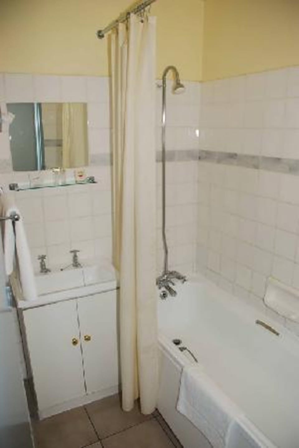 Hair dryer, towels
