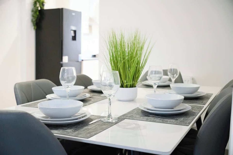6-seater dining table for cozy gatherings and memorable meals.