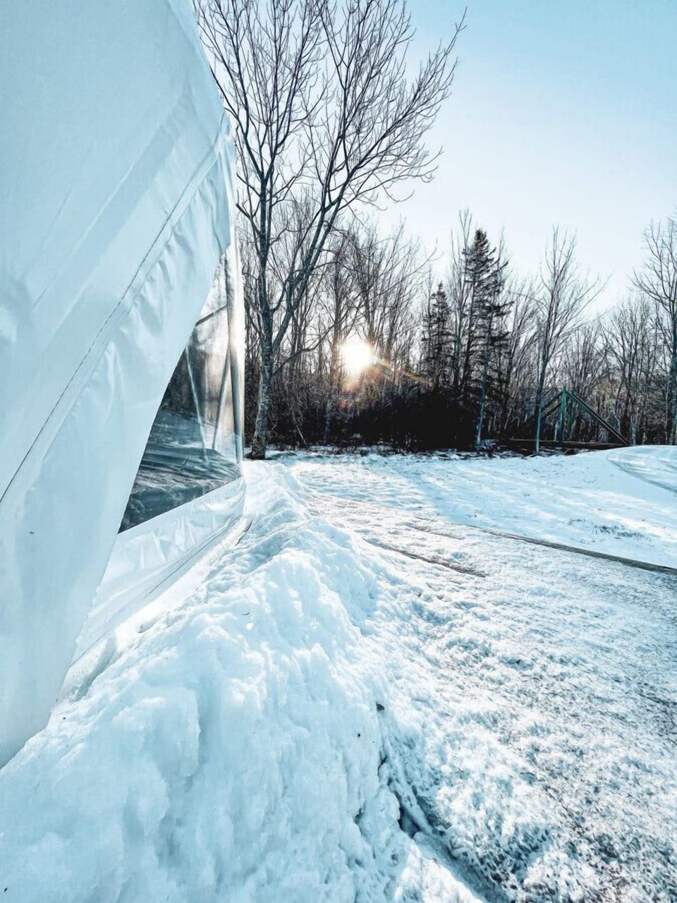 Winter view from Dome #6