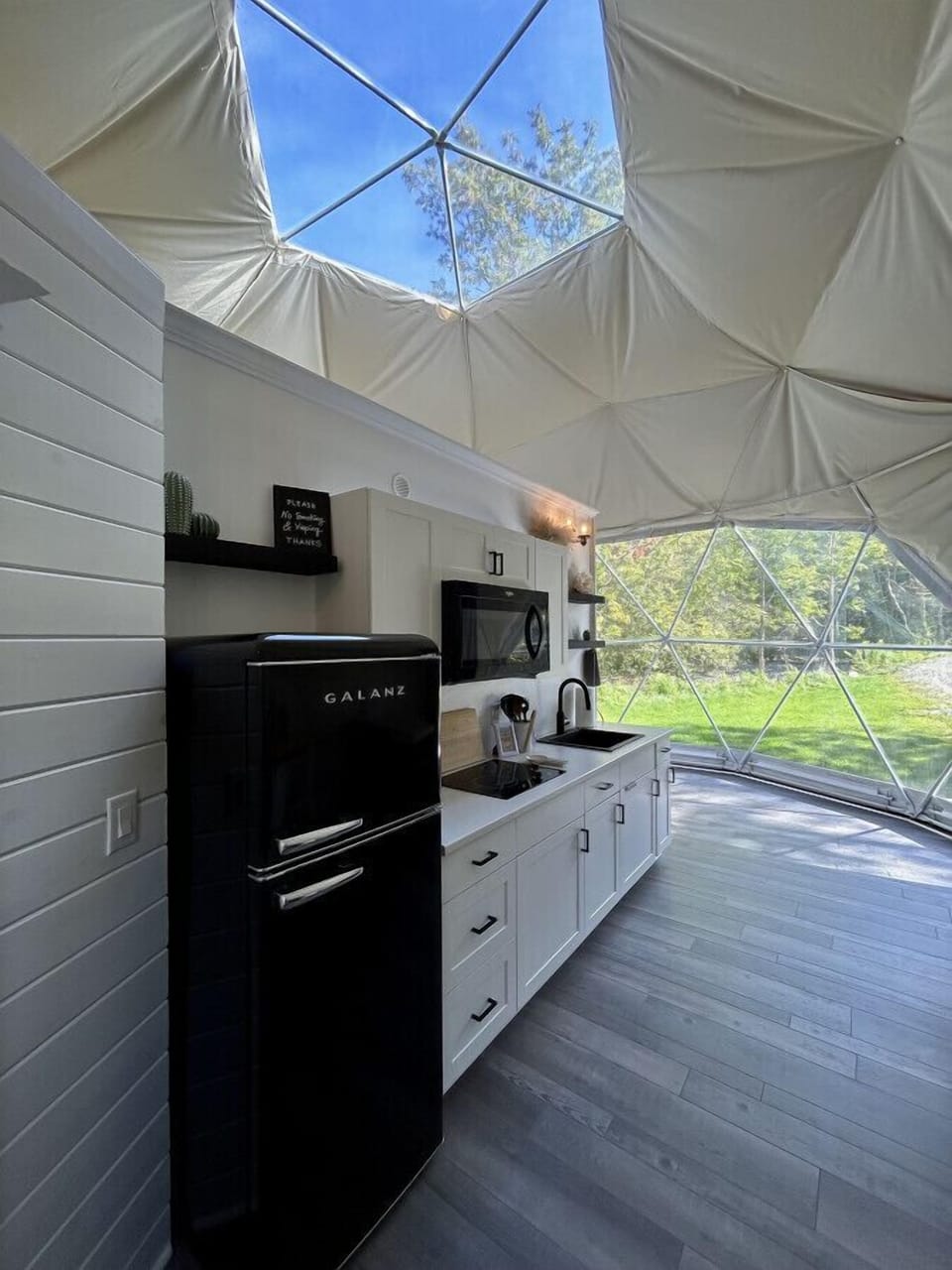 Kitchen with view from Dome #6