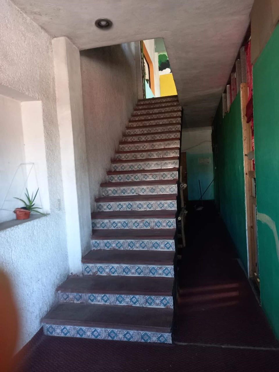 Interior entrance