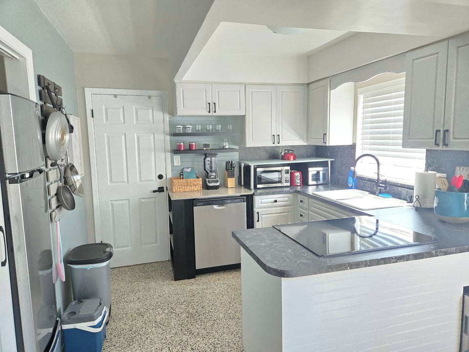 Whip up culinary delights in the fully equipped kitchen