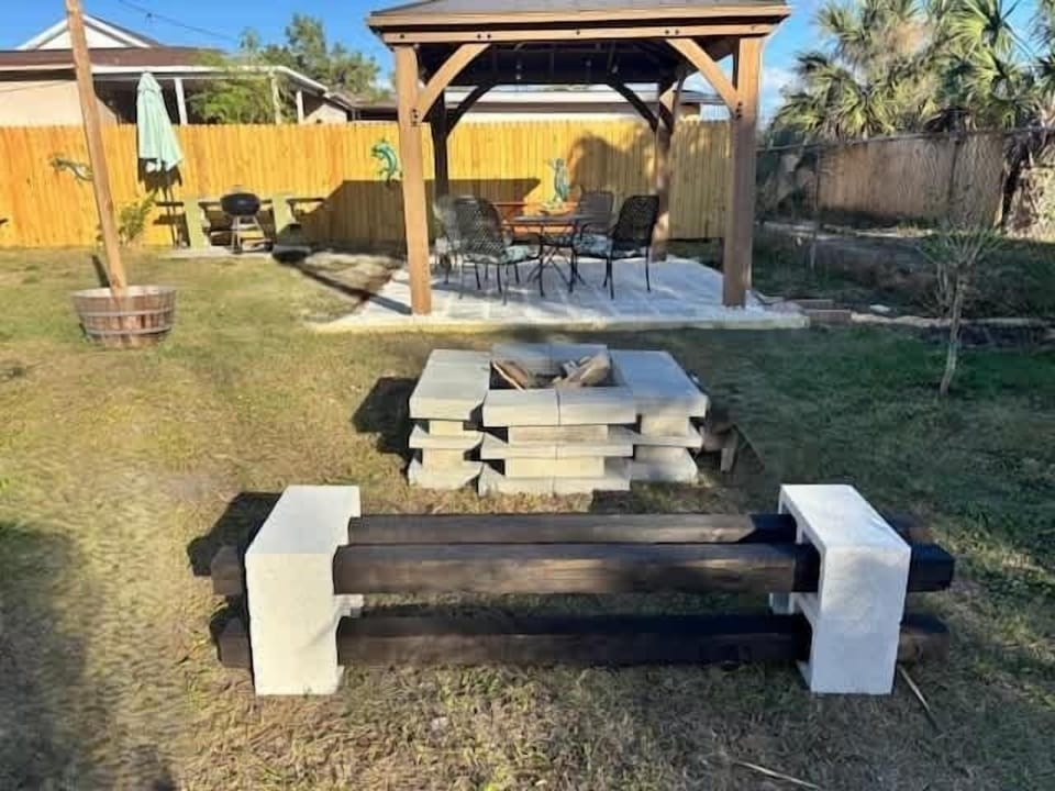 Outdoor seating area