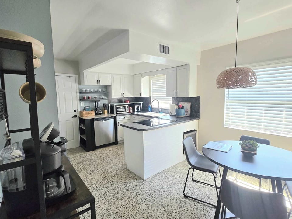 Whip up culinary delights in the fully equipped kitchen