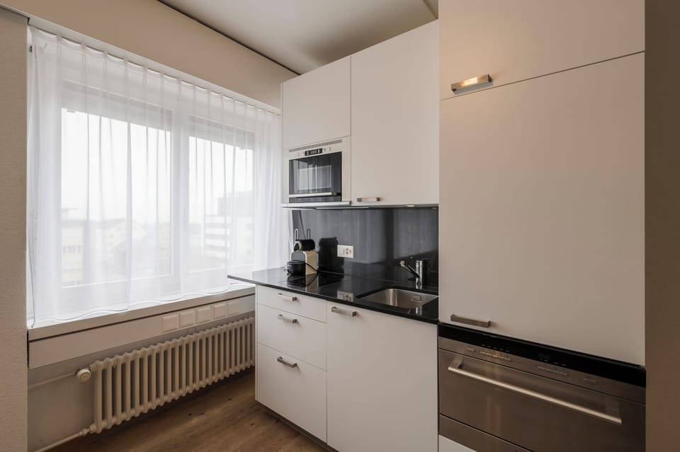 Deluxe Double Room | Private kitchen | Fridge, microwave, oven, stovetop