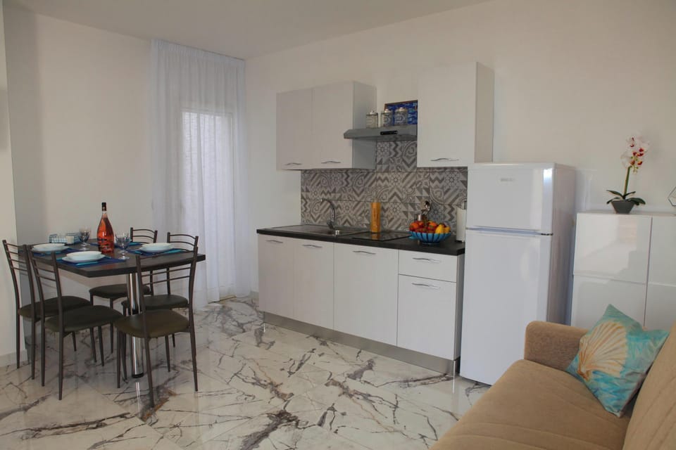 Kitchen and dining area