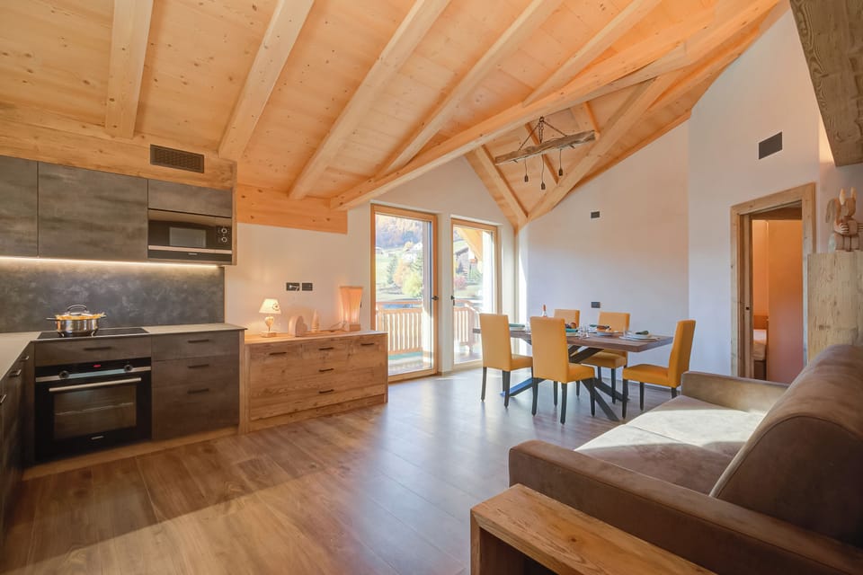 Kitchen and dining area