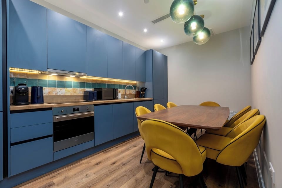 Kitchen and dining area