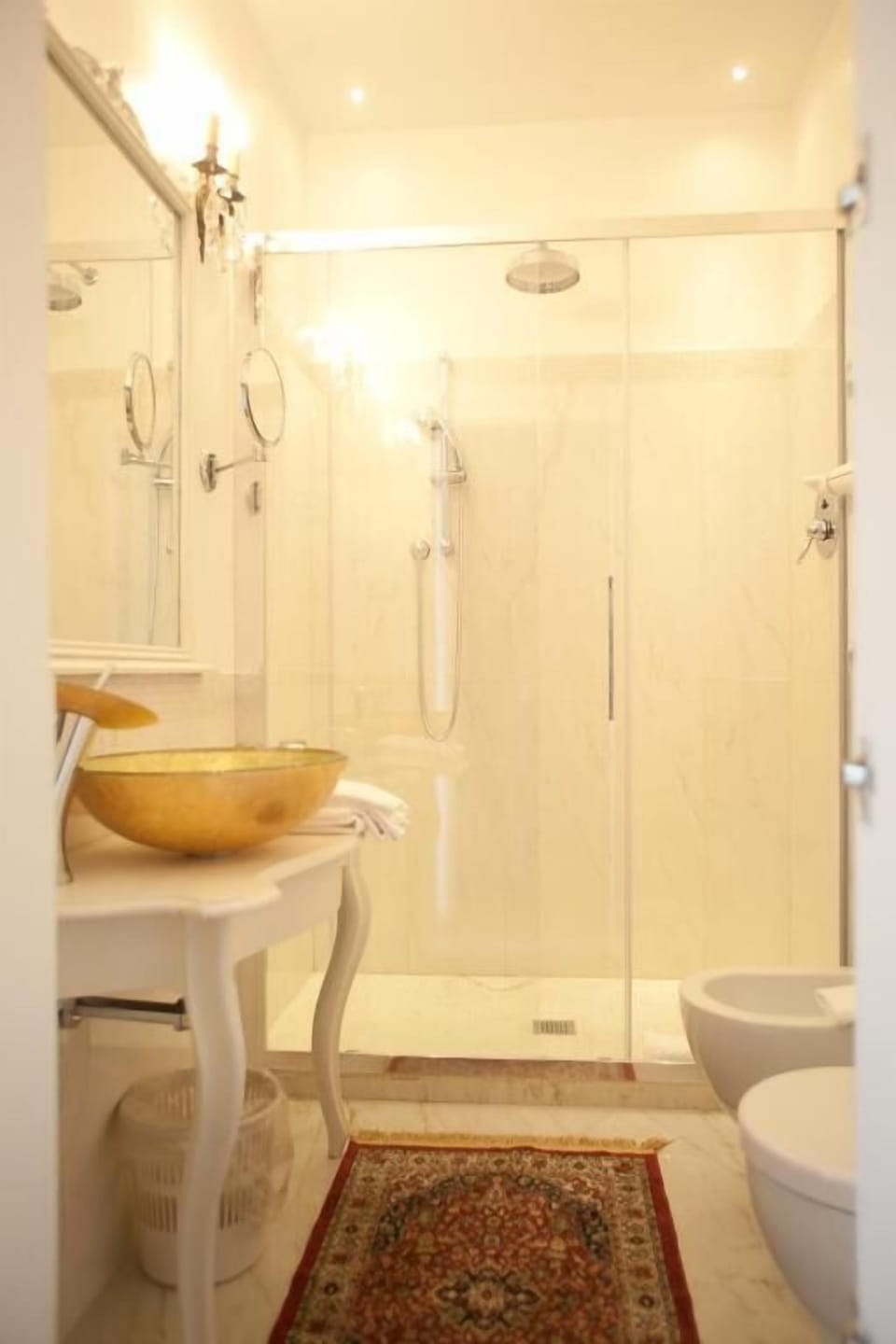 Free toiletries, hair dryer, soap, toilet paper