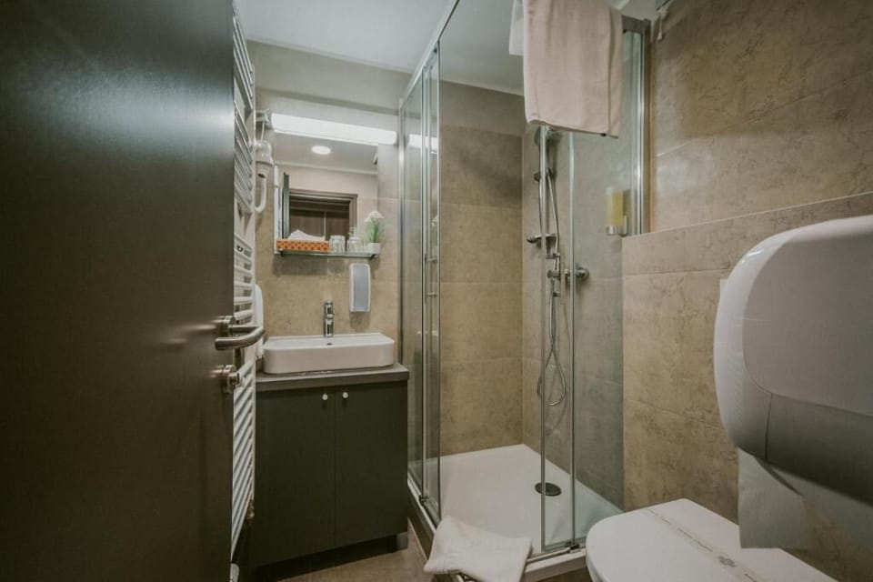 Free toiletries, hair dryer, towels, soap