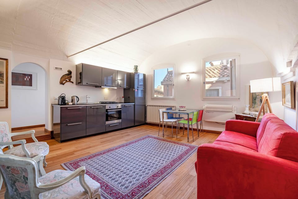 Apartment | Private kitchen | Espresso maker, electric kettle, toaster