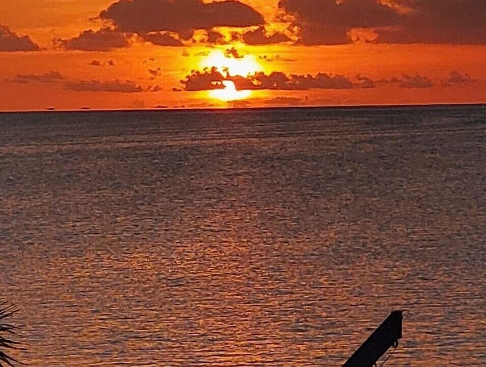 One of the many outstanding sunsets from the second level back porch