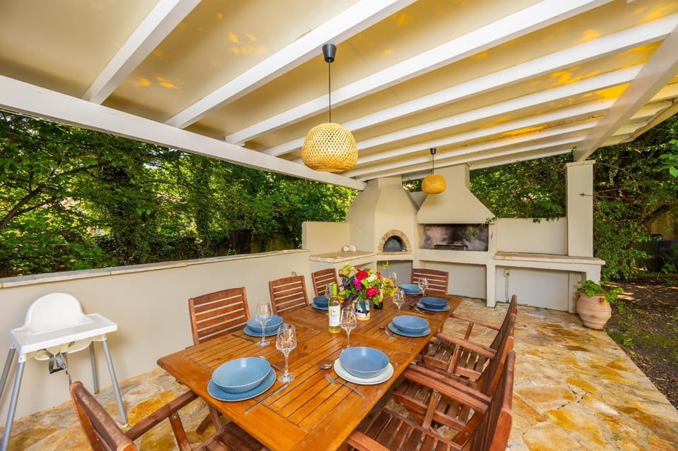 Beautiful villa with private pool, terrace, and garden with sea views