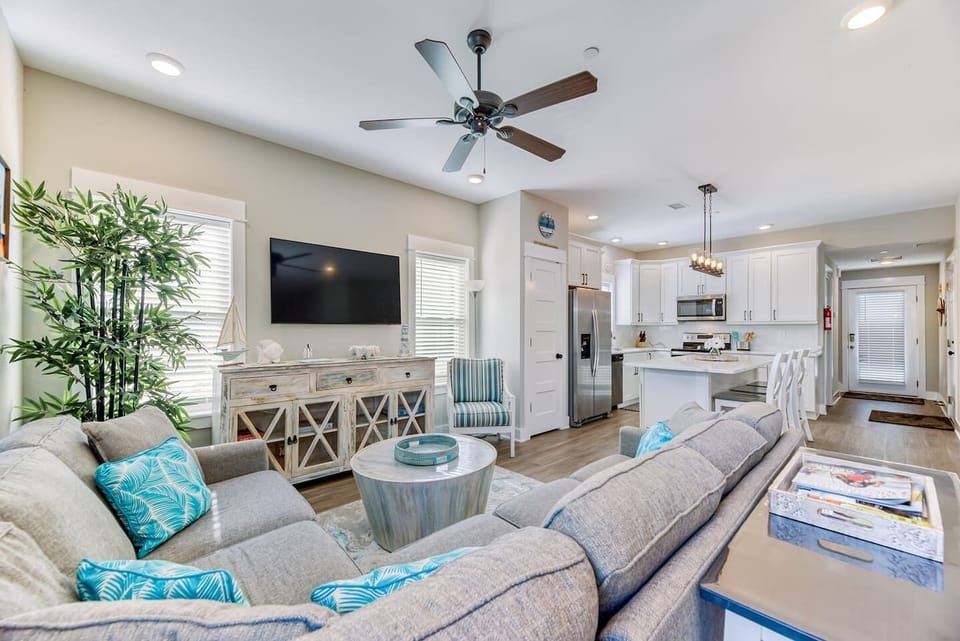 Open-concept living space designed for relaxation.