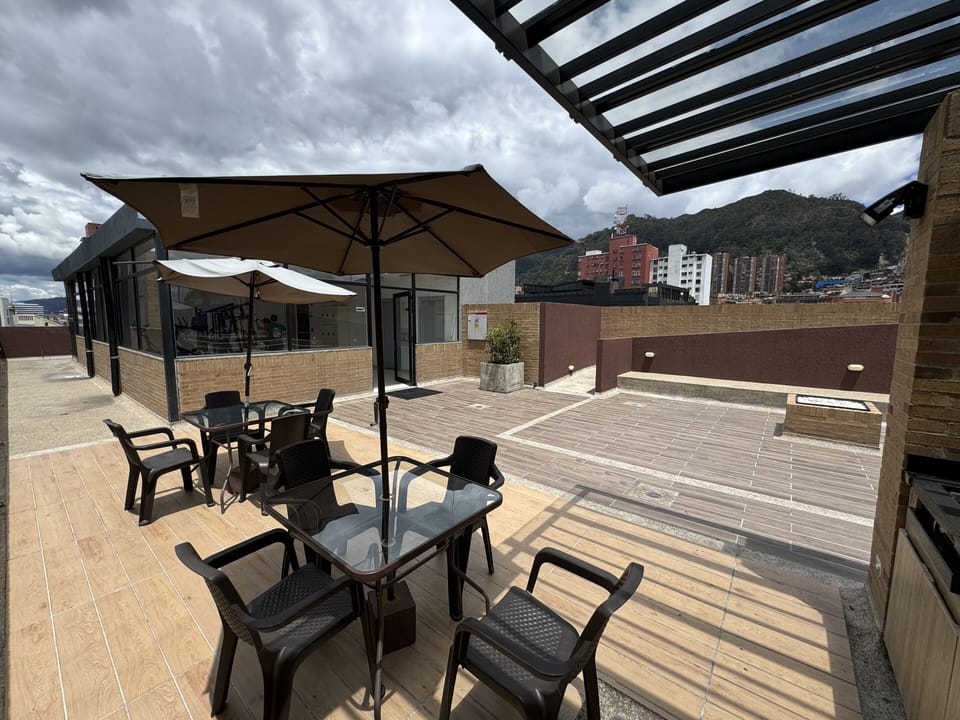 Terraza, zona BBQ 
