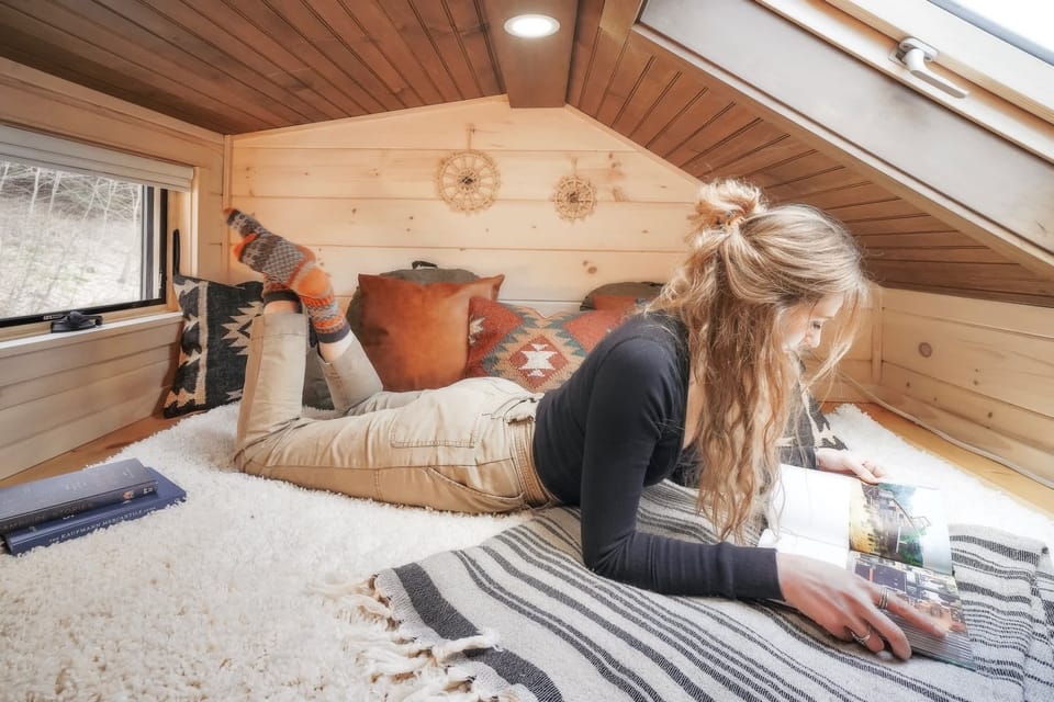 Lounge loft, complete with TV and Nintendo Game System.