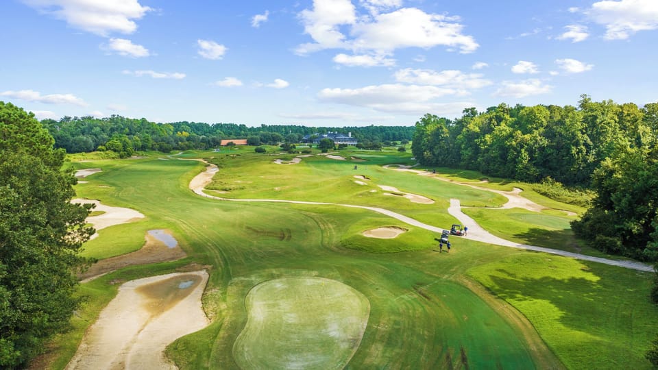 One of the award-winning golf courses local to the community. 