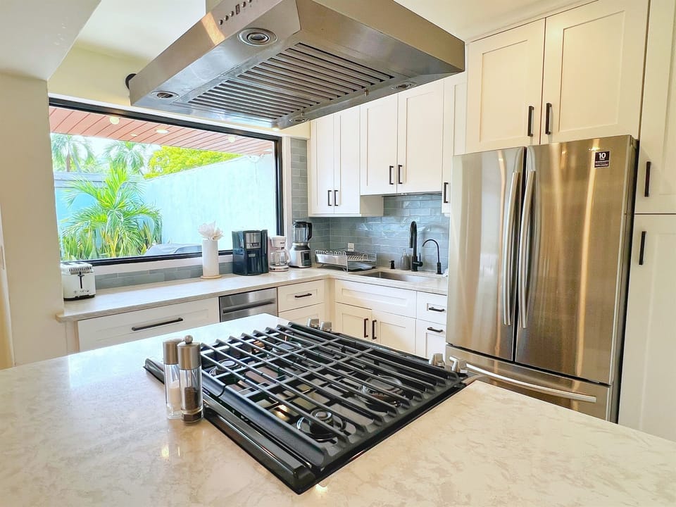 Whether you're making coffee or a full meal, this kitchen is ready for you.