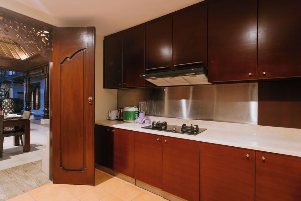 Exclusive Villa, 3 Bedrooms, Garden View | Private kitchen | Electric kettle, toaster