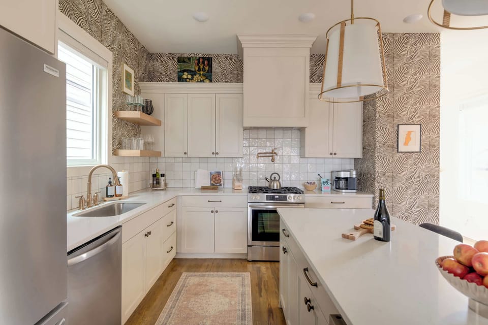 Natural light and functional design make for the perfect gourmet kitchen
