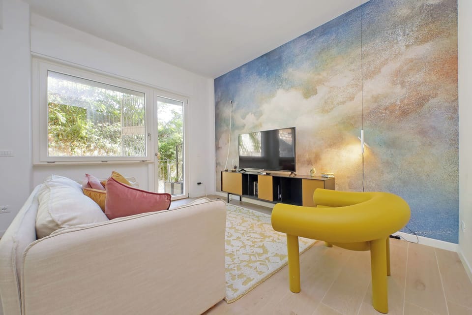 Apartment, Balcony | Living area | Flat-screen TV