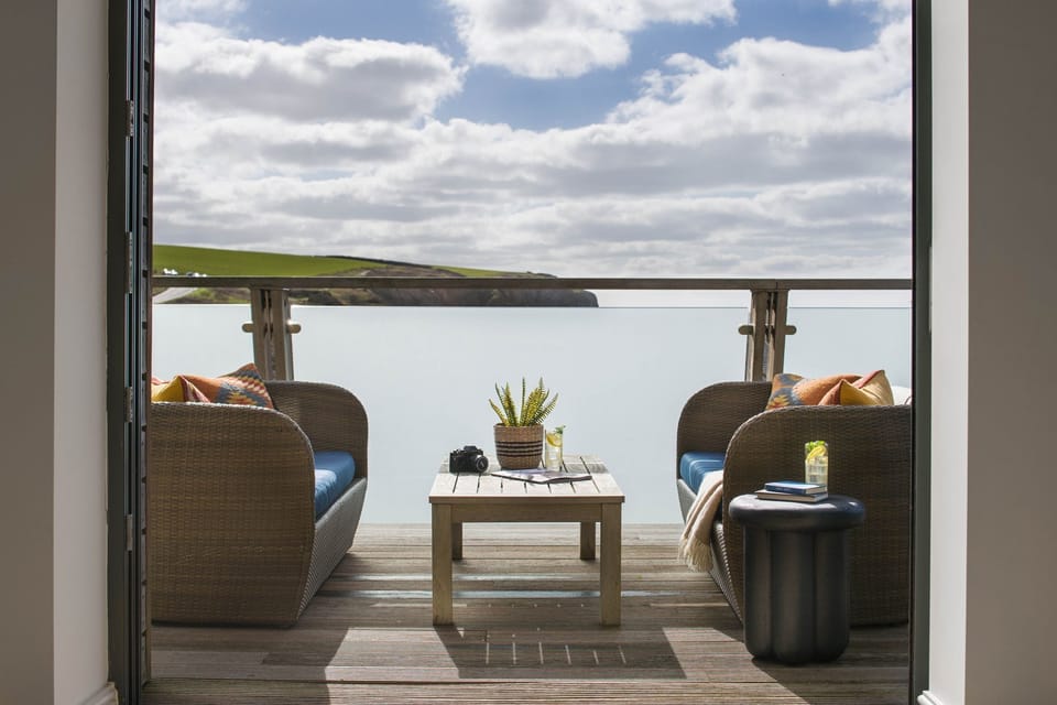 Balcony, Levan, The Village, Watergate Bay, self catering with Beach Retreats.