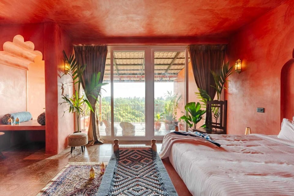 Elite Room, Patio, Garden View | Egyptian cotton sheets, premium bedding, individually decorated